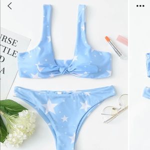SHEIN Blue Star Swim Suit